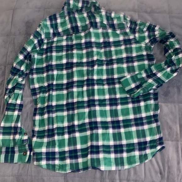 Land’s End flannel long sleeve shirt, (14H - 16H) - Picture 3 of 3